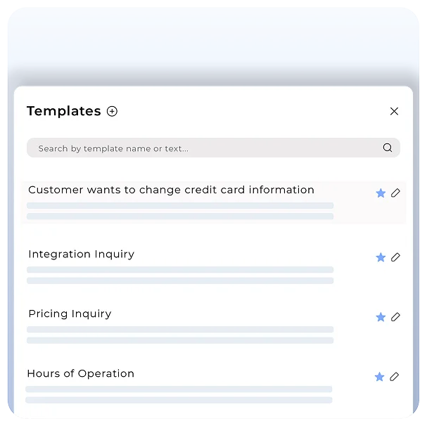 Use Message Templates