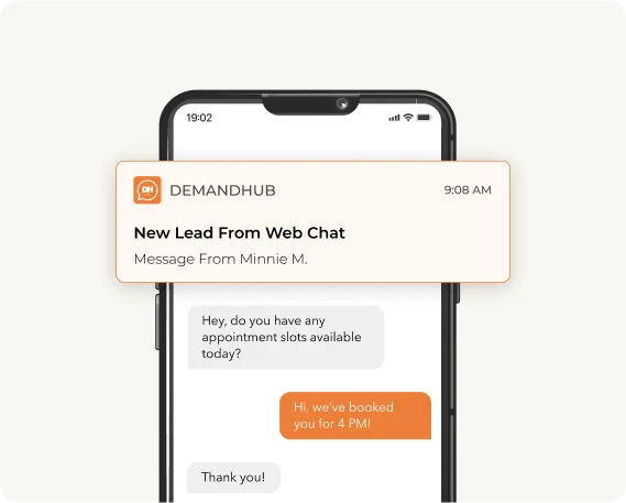 Get instant notifications